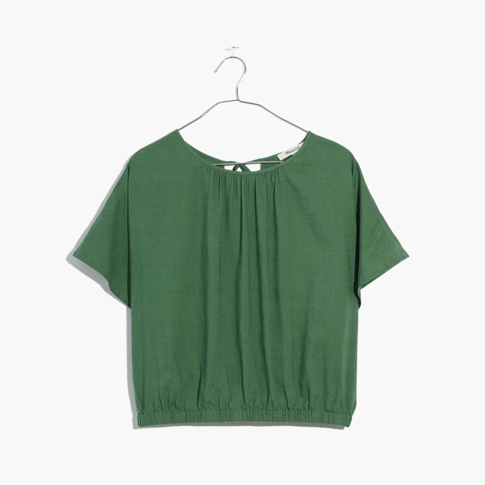 Madewell linen blend top